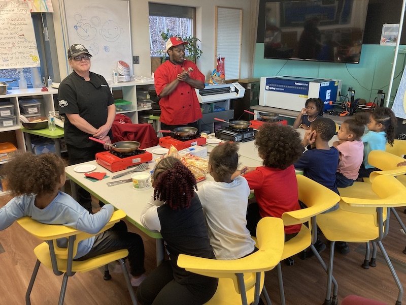 Cooking at the afterschool program in Beaver County | Neighborhood North